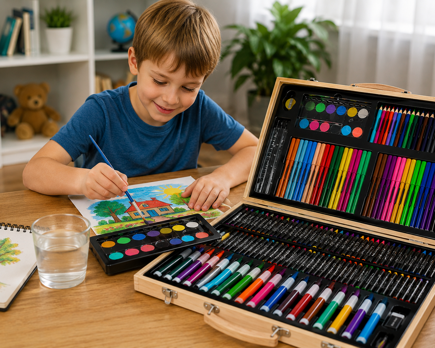 Kreativni Set za Crtanje i Bojanje (180 komada)