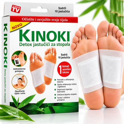 Kinoki Detox Flasteri za Stopala - 20 Komada