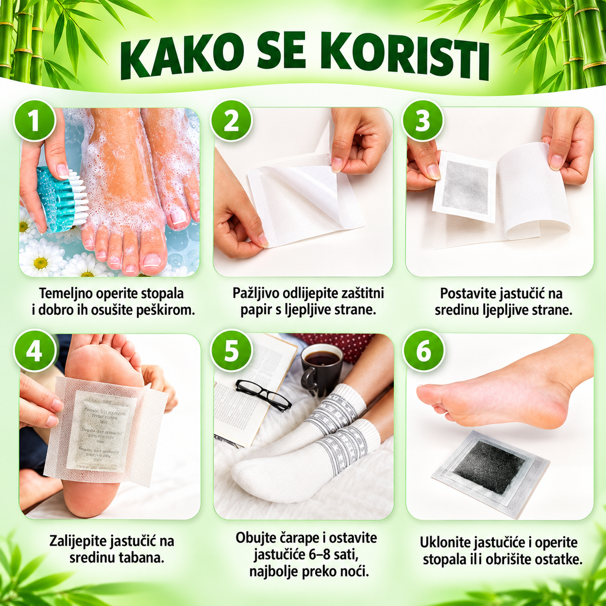 Kinoki Detox Flasteri za Stopala - 20 Komada
