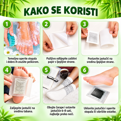 Kinoki Detox Flasteri za Stopala - 20 Komada