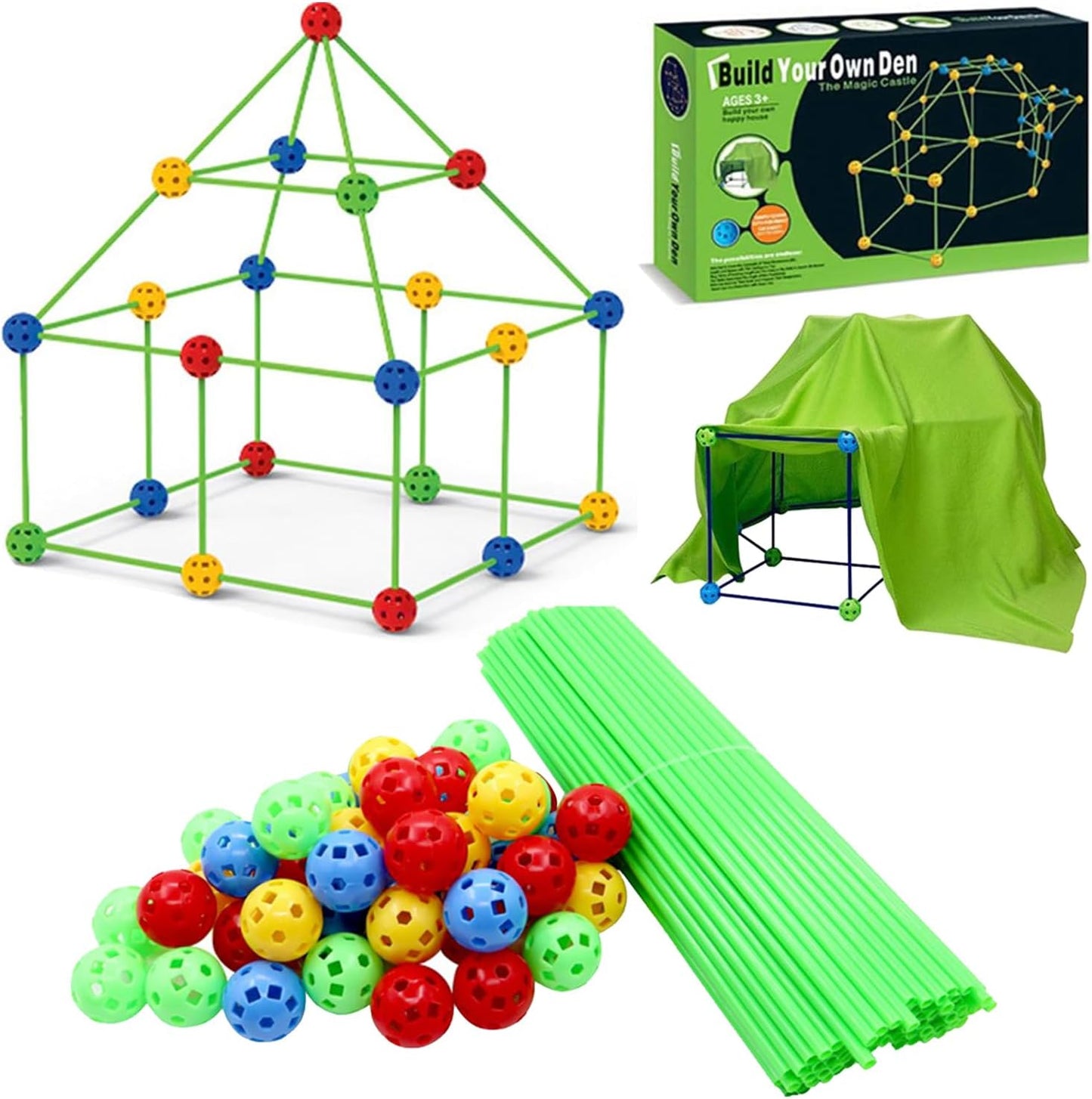 🏰🧩 Kreativni Građevinski Set za Djecu – Izgradi Vlastitu Tvrđavu! 🌈✨
