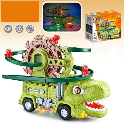 🦖🚚 Dino Kamion sa Penjalicom – Zabavna Trka Dinosaura sa Svjetlima i Muzikom 🌈✨