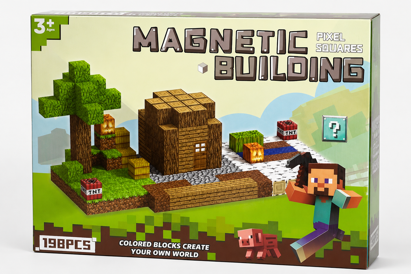 Minecraft - Magnetne Kockice (198 kom)
