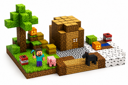 Minecraft - Magnetne Kockice (198 kom)