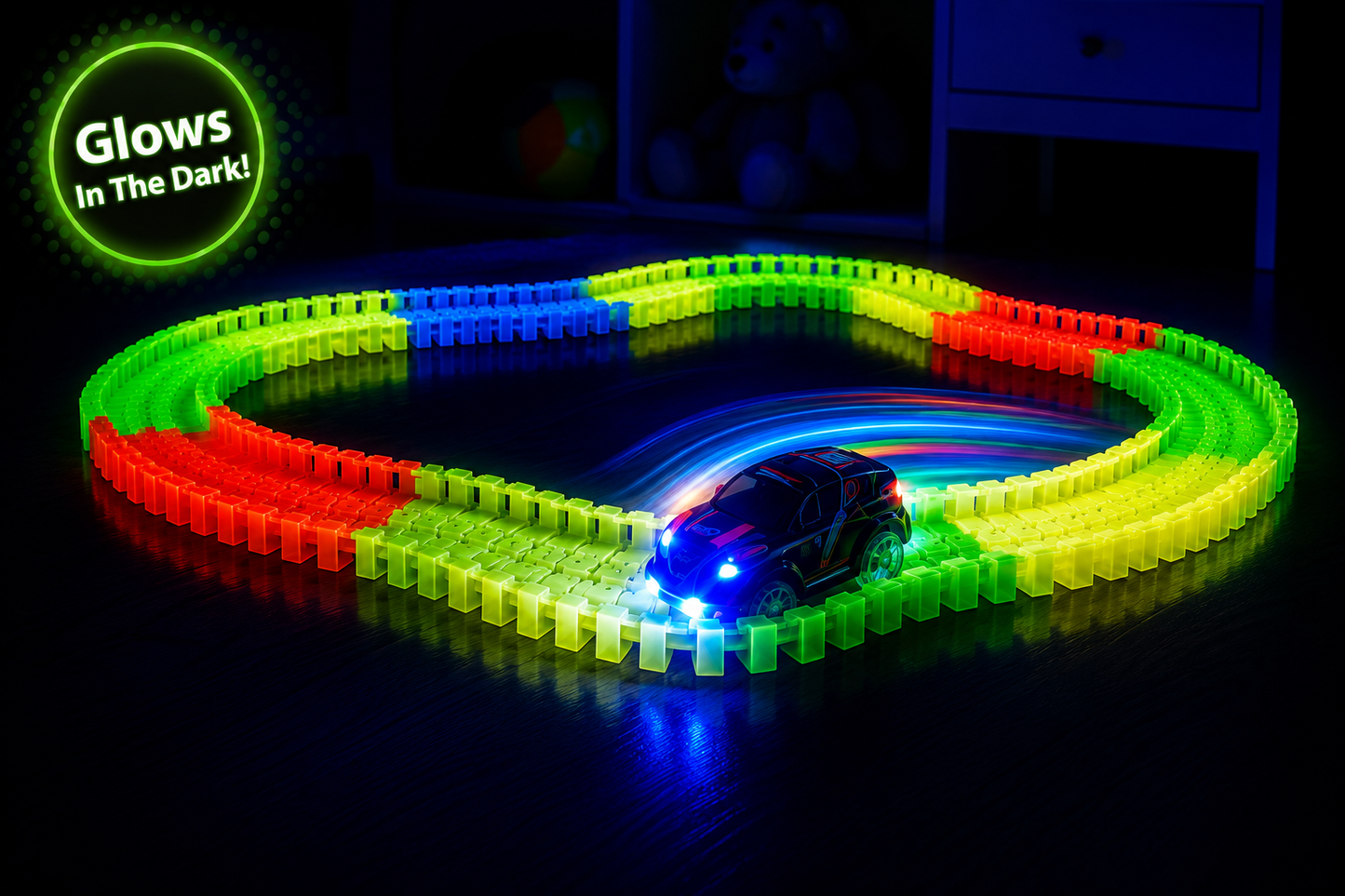 Magična Trkačka Staza sa LED Autom (165 dijelova)