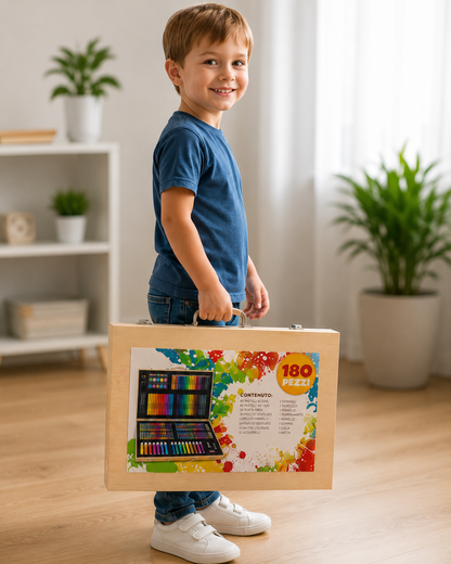 Kreativni Set za Crtanje i Bojanje (180 komada)