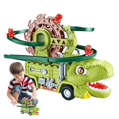 🦖🚚 Dino Kamion sa Penjalicom – Zabavna Trka Dinosaura sa Svjetlima i Muzikom 🌈✨