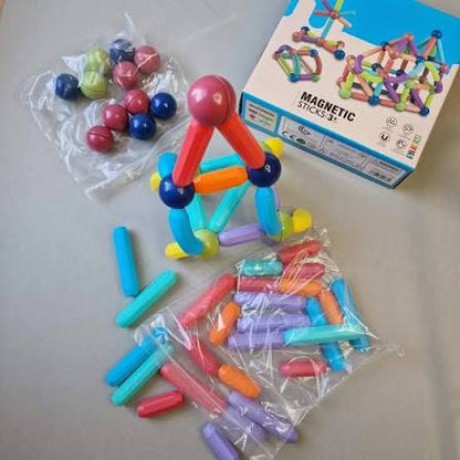 🧲 DIY Magnetne Štapice – Kreativni Set za Gradnju (36 dijelova)